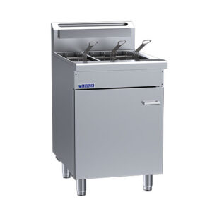 3 Basket 2/1 Split V-Pan Fryer with separate Fenwal thermostats