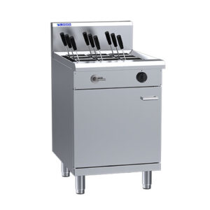 9 Basket Pasta Cooker with thermostat control, drain and overflow system