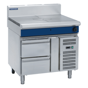 900mm gas target top with refrigerated base 45MJ / Hr W 900mm x D 812mm x H 1085mm