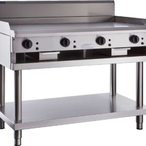 1200mm Griddle with legs & shelf