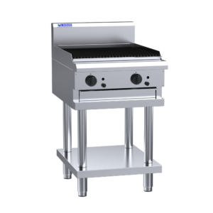 600mm Chargrill with legs & shelf