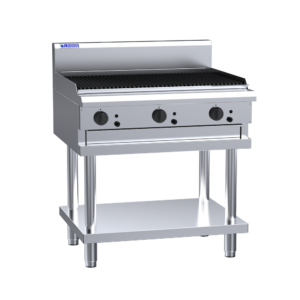 900mm Chargrill with legs & shelf