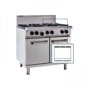 900mm Griddle & Oven