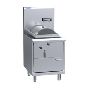 1 Mongolian Burner Rice Roll Auto-Refill Heat Exchange Steamer with Removable Rice Roll Frame