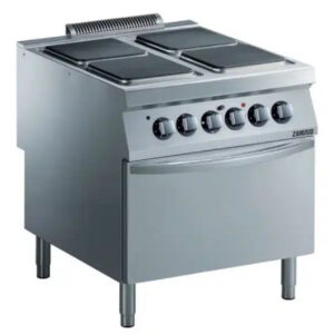 Electric 800mm 4 Hot Square Plate Boiling Top with Electric Static Oven