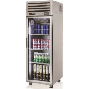 Skipio SRT25-1G Upright Glass Door Fridge 574L