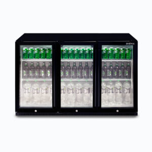 Bromic BB0330GD-NR 307L 3 Swing Door Back Bar Fridge - Hinged Doors