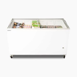 Bromic CF0500ATCG-NR Chest Freezer Angled Glass Top 427L