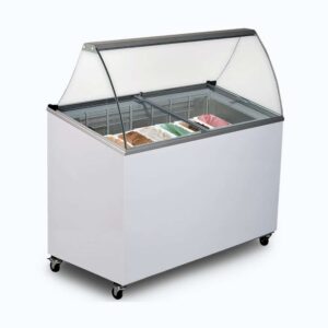 Bromic GD0007S-NR 7 Tub Gelato Display Freezer 352L - 7 Basket