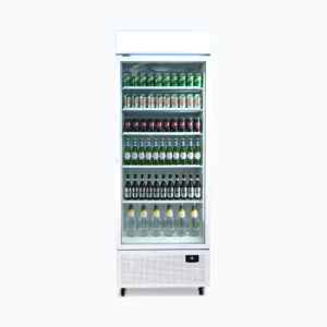 Bromic GM0690LW Flat Glass Door 659L LED Single Door Display Fridge with Lightbox